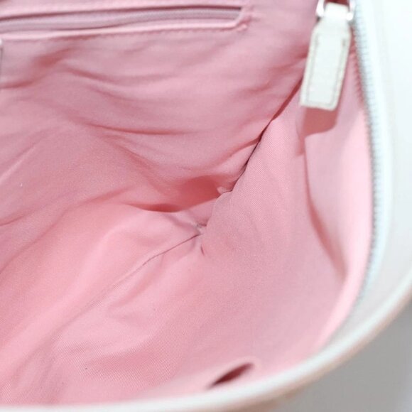 GUCCI GG Canvas Sherry Line Tote Bag Pink Silver 145809 Auth 141943 - Picture 11 of 16